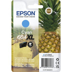 Epson Druckerpatrone T10H2, 604XL Original Cyan C13T10H24010