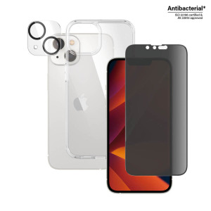 PanzerGlass fr iPhone 14, Bundle Clear Glass+Case