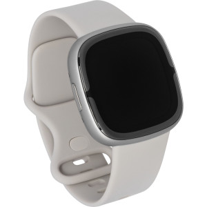 Fitbit Sense 2 Mondwei / Aluminium in Platin