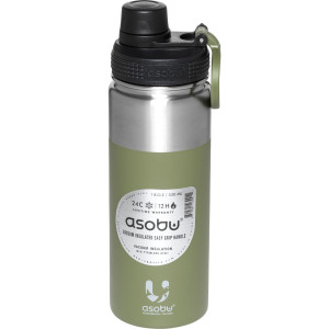 Asobu Alpine Flask Bottle Grn, 0.53 L