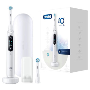 Braun Oral-B iO Series 8 mit 2 Aufsteckbrsten und Reiseetui, white