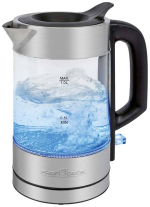 Profi Cook PC-WKS 1229G Wasserkocher schnurlos Inox