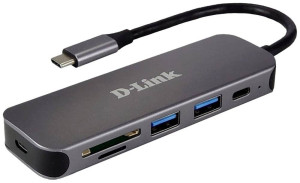 D-Link DUB-2325/E 5-in-1 USB-C Hub