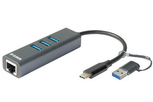D-Link DUB-2332 USB-C/USB auf Gigabit Ethernet