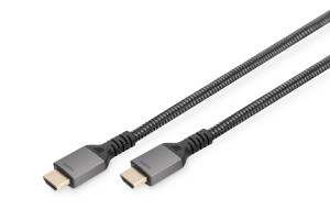 DIGITUS 8K Premium HDMI Kabel mit Aluminumgehuse, 3m