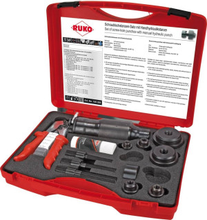 RUKO 109009 Blechlocher-Set