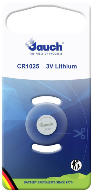 Jauch Quartz Knopfzelle CR 1025 3V 30 mAh Lithium