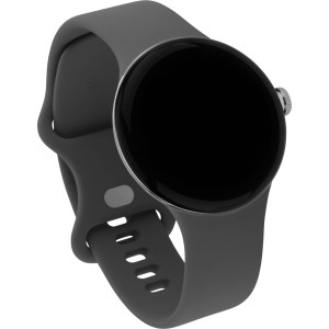 Google Pixel Watch, wifi , Polished Silver Stainless Steel case with