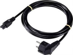 Sygonix SY-5178376 Strom, Notebook Netzkabel Schwarz 7.50m