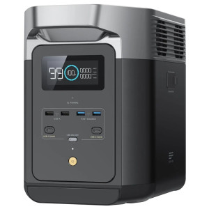 ECOFLOW Delta 2 Powerstation LiFePO 4 Schwarz mit Laderegler