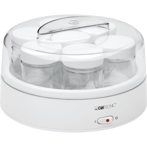 Clatronic JM 3344 wei Joghurtmaker mit 7 Glsern