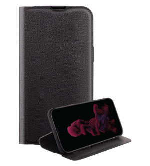 Vivanco Premium Booklet Apple iPhone 14 Pro Schwarz Standfunktion