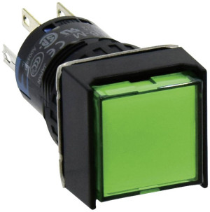 Idec AL6Q-A24P-G AL6Q-A24P-G Leuchtdrucktaster 250V 1A 2 x Aus/(Ein)