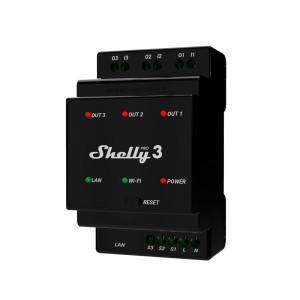 Shelly Pro 3 Schaltaktor Wi-Fi, Bluetooth