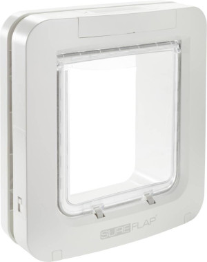 SureFlap Mikrochip Pet door Haustierklappe Wei 1St.