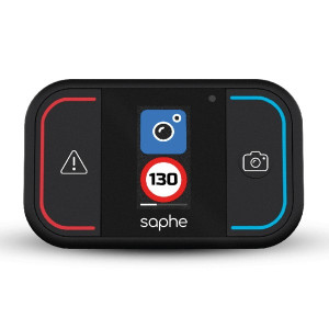 Saphe 4965 Drive Mini Blitzerwarner fr Auto - 60x35x20mm | Auto