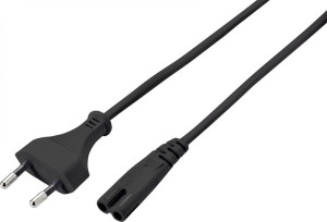 Sygonix SY-5043508 Strom Netzkabel Schwarz 5.00m