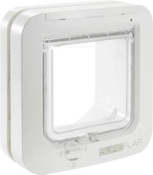SureFlap Mikrochip Cat door Haustierklappe Wei 1St.