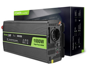 Green Cell Wechselrichter INV09 1000W 12V - 230V
