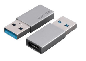 4smarts Passiver Adapter USB-A 3.0 auf USB-C 2er Set