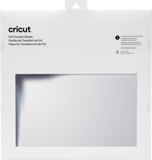 Cricut Transfer Foil Sheets Folie Silber