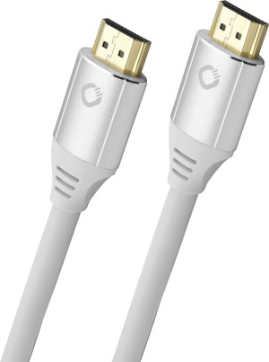 Oehlbach HDMI Anschlusskabel HDMI-A Stecker, HDMI-A Stecker 5.00m Wei