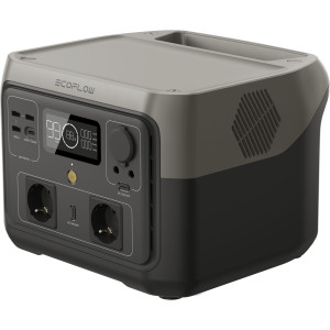 ECOFLOW River 2 Max Powerstation LiFePO 4 Schwarz mit Laderegler