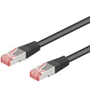 Goobay CAT 6 Patchkabel, S/FTP (PiMF), Schwarz - 7,5m