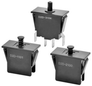 Omron D2D-1000 Trschalter 250 V/AC 16A tastend 1 St. Bag