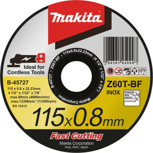 Makita B-45727 Trennscheibe 115x0,8mm INOX