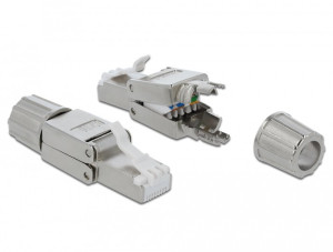 Delock RJ45 Stecker Cat.6 STP werkzeugfrei