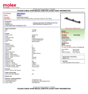 Molex Kurzschlussbrcke 900590007-500 500St.