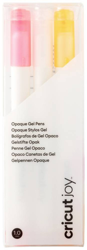 Cricut Joy Gel 1,0 mm, 3er Stiftset Wei, Pink, Orange