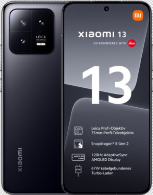 Xiaomi 13 256GB schwarz  ohne Simlock, ohne Branding