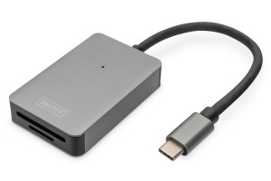 Assmann DIGITUS USB-C Card Reader, 2 Port, High Speed