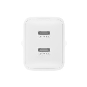 4smarts Ladegert PDPlug Dual 45W GaN 2xC, wei