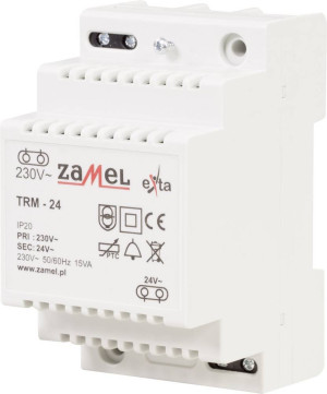 Zamel TRM-24 Klingel-Transformator 24 V/AC 0.63A