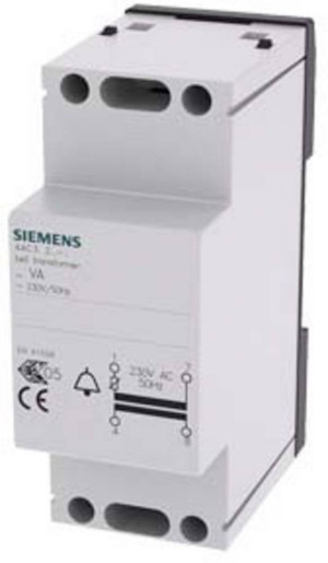 Siemens 4AC32140 Klingel-Transformator 8 V, 12 V, 24V 2A