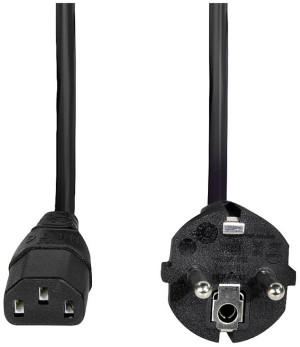 LogiLink Kaltgerte Anschlusskabel [1x Schutzkontakt-Stecker - 1x