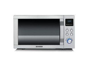 Severin MW 7774 Mikrowelle Edelstahl (gebrstet), Silber 900W