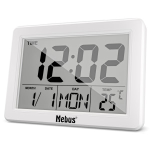 Mebus 25738 Quarz-Wecker, digital
