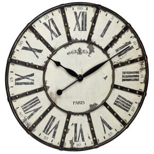 TFA-Dostmann TFA 60.3039.02 VINTAGE XXL Design Wanduhr
