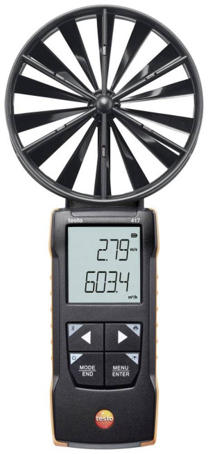 Testo 417-2 Anemometer 0.3 bis 20 m/s