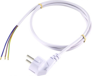 Sygonix SY-5043486 Strom Anschlusskabel Wei 1.50m