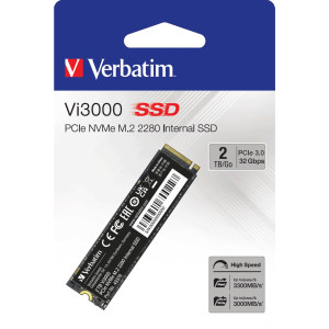 Verbatim Vi3000 2TB Interne M.2 PCIe NVMe SSD 2280 PCIe NVMe 3.0 x4