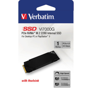Verbatim Vi7000 1TB Interne M.2 PCIe NVMe SSD 2280 PCIe 4.0 x4 Retail