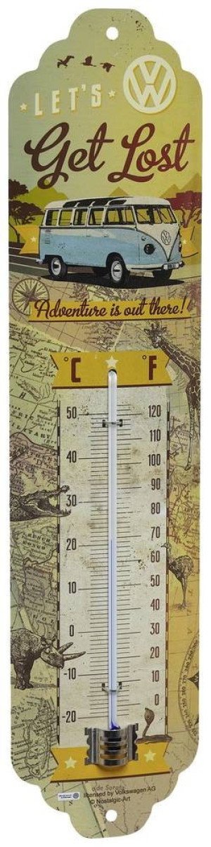 TFA Dostmann NOSTALGIC ART VW Bulli Thermometer Gelb