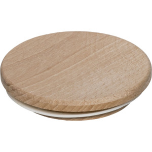 WECK Holzdeckel 80mm Buche