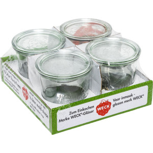 WECK Sturzglas 0,5l 4er Pack