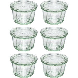 WECK Rundrandglas Gugelhupf 165ml 6er Pack